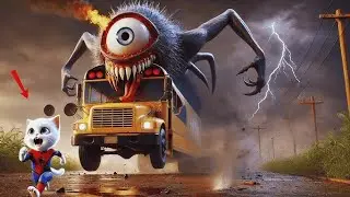 The Cat Was Late for School&hellip; Now the Bus Is Hunting Him 😈🚌