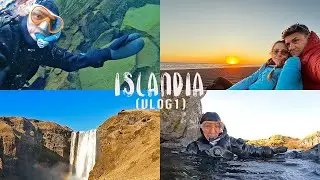 Hacemos SNORKEL entre NORTEAMÉRICA Y EUROASIA en SILFRA ISLANDIA y vemos la CASCADA MAS FAMOSA 🌈
