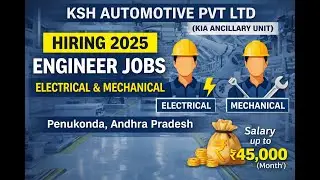 KSH Automotive Pvt Ltd Hiring 2025 | Electrical & Mechanical Engineers | Apply Now