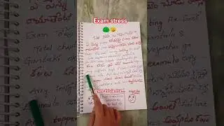 EXAM STRESS🤣#funnyshorts#viralshort#trending #comedy #jokes  #stress