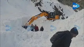 BEACON starts snow clearance operation on Mughal Road