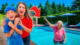 ENCONTRAMOS UMA ESTRANHA NA NOSSA PISCINA 