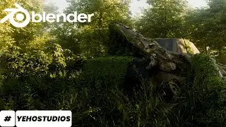 Создайте реалистичную сцену дикого леса в Blender