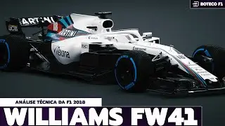 AN&Aacute;LISE T&Eacute;CNICA da WILLIAMS FW41 🏎️🔍👀