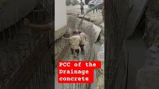 #PCC of the Drainage concrete civil engineering #