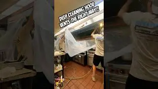 Deep cleaning hood vents the RIGHT way!! #asmr #shortsfeed #shortvideo