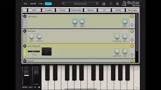 Tweaking FM mod lead sounds in ButterSynth (iOS)