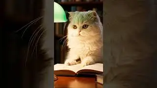 # ek Persian cat book padh rahi hai 😻