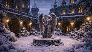 Gothique Love and Snow Ambience, Dark Library, Dark Academia Winter for Calm
