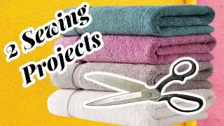 Old Towels Sewing Projects DIY Sewing Tutorial