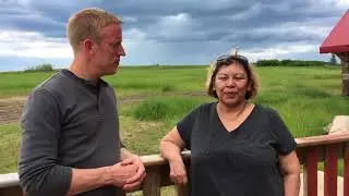 Helping to establish a food bank in Onion Lake SK