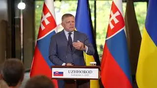 TK predsedu vlády SR R. Fica a prezidenta Ukrajiny V. Zelenského po oficiálnom rokovaní v Užhorode