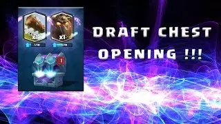 Clash Royale - New Ultimate Champion  Legendary Draft Chest Opening !