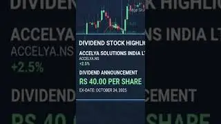 #dividend #dividendstocks #bse #nse #stockmarket #share #sharemarket #shortvideo #investment
