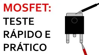 MOSFET: Teste com mult&iacute;metro digital