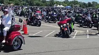 Thousands of Motorcycles Rolling in the Streets of D.C. - Kickstands Up - Rolling to Remember