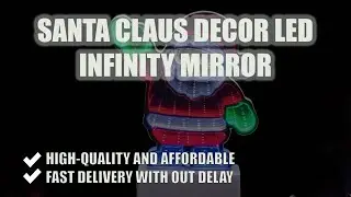 Santa Claus LED Infinity Mirror