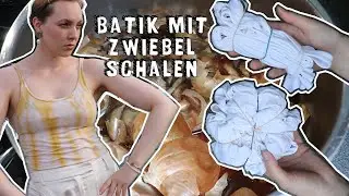 Batik-Anleitung: Stoff färben mit Zwiebelschalen?! | Try the DIY