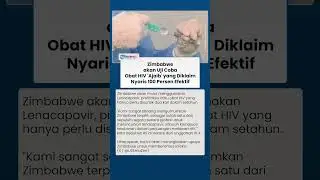 Diharapkan Bisa Berantas HIV, Zimbabwe akan Uji Coba Obat 'Ajaib', Diklaim Nyaris 100 Persen Efektif