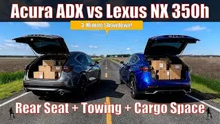 Reality Check: Acura ADX vs Lexus NX 350h&mdash;Space & Features Matter!