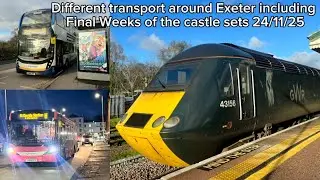 Different transport around Exeter including Final Weeks of the castle sets 24/11/25