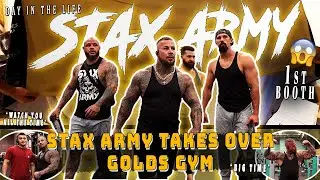 Армия STAX захватывает спортзал Голда! | Баннеры для стенда на фестивале Austin Fit Fest | День и...