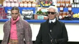 Paris Fashion Week: Models shop at Chanel Supermarket