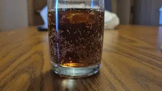 Pouring coke in a hotel cause I thought it'd look cool on camera
