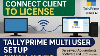 How to Connect Client System to Tally Prime Multi-User License | Full LAN Setup Guide