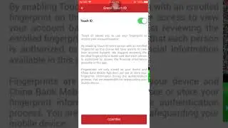 Enroll Touch ID