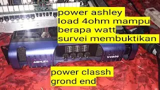the survey proves the power ashley v4800 4channel load 4ohm test
