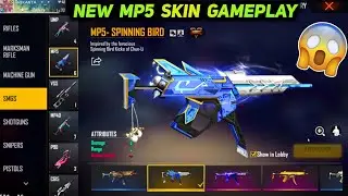 New MP5 Skin Gameplay | New Emote - Free Fire New Event FreeFire X Street Fighter.