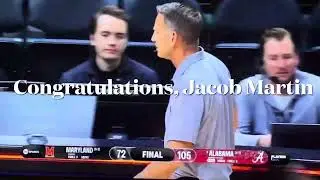 Congratulations Jacob Martin! Roll Tide!