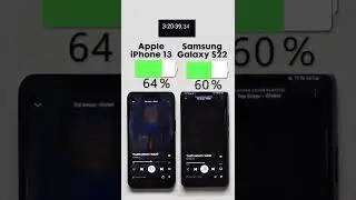 iPhone 13 vs. Samsung Galaxy S22 Battery Test 🔋Subscribe for more 🫡
