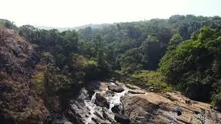 Mallalli Waterfall - Drone view