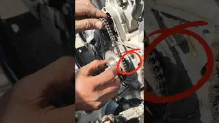 Apna Auto Service #hero CD Deluxe self chain fitting