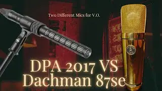 DPA 2017 Shotgun vs Dachman 87se U87 Clone - Two Very Different Mics
