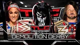 WWE 2K19 Universe Mode: WWE TLC | DEMOLITION DERBY!