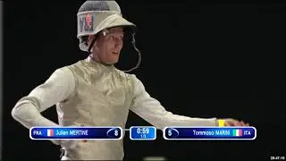 2019 Absolute FIE Grand Prix Anaheim Men's Foil Gold: Marini vs. Mertine