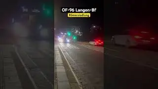R&ouml;mersiedlung Einfahrt OF-96➡️Langen-Bf #dieselbus #bussen #shorts