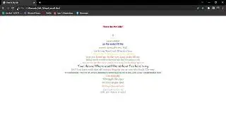 Here in My Life | Komodo Edit 12 | HTML