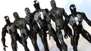 BLACK COSTUME SPIDER-MAN Action Figure Evolution Episode 8!