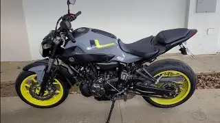 instalação eliminador de rabeta na Yamaha MT-07 2018!