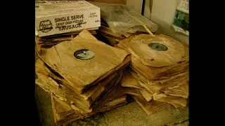 Pt.4 of legendary Charlie Fitch of Sarg Records, images inside and outside his record store, 1995