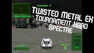 Twisted Metal 2 - Tournament (Spectre) Full Playthrough Hard Mode