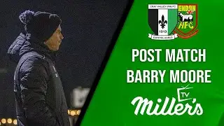 POST MATCH INTERVIEW - Barry Moore disappointed after 1-1 draw against Hendon FC