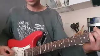 Звезда гр. КИНО (кавер акустика, электрогитара+мелодика)