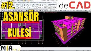 İdeCAD  Asans&ouml;r Kulesi Modelleme