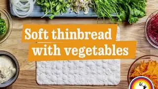 Polarbrod Soft Thinbread Roll With Vegetables: Recipe Video