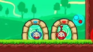 Red and Blue Ball : The Forest - Gameplay Level 1-20 (Android, ios)